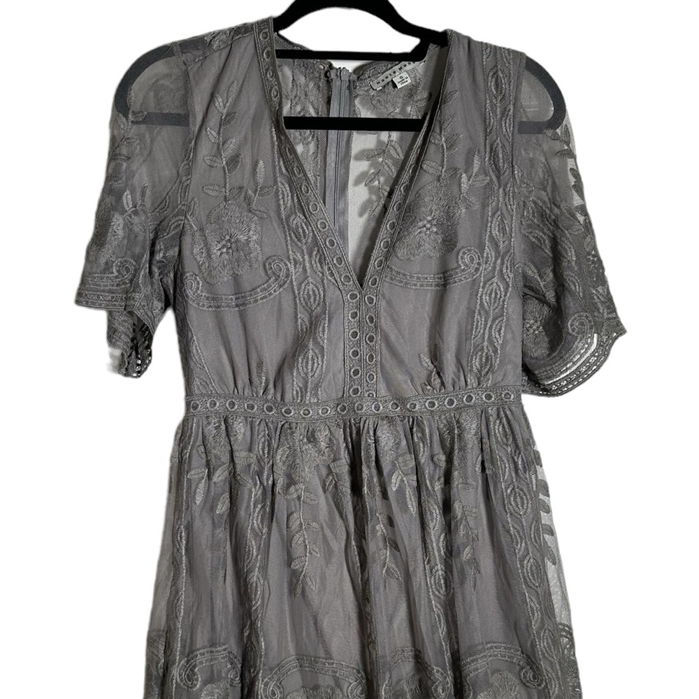 Grey mini dress
